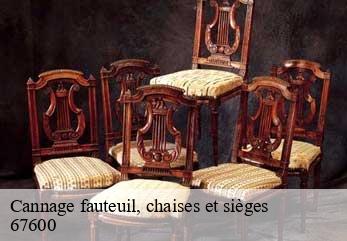 Cannage fauteuil, chaises et sièges  baldenheim-67600 Tapissier Décorateur