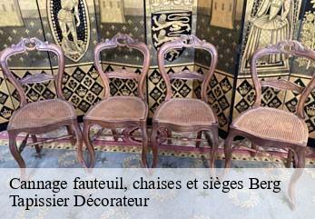 Cannage fauteuil, chaises et sièges  berg-67320 Tapissier Décorateur