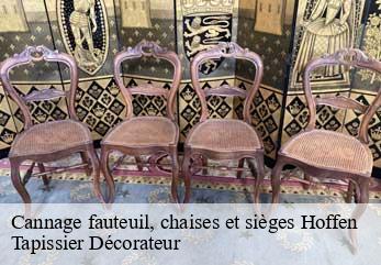 Cannage fauteuil, chaises et sièges  hoffen-67250 Tapissier Décorateur